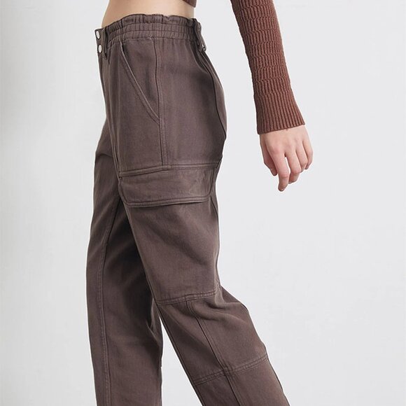 Pacsun Brownie Utility Cargo Pants Relaxed Fit Y2K Style Dusty Purple Small - Picture 5 of 9